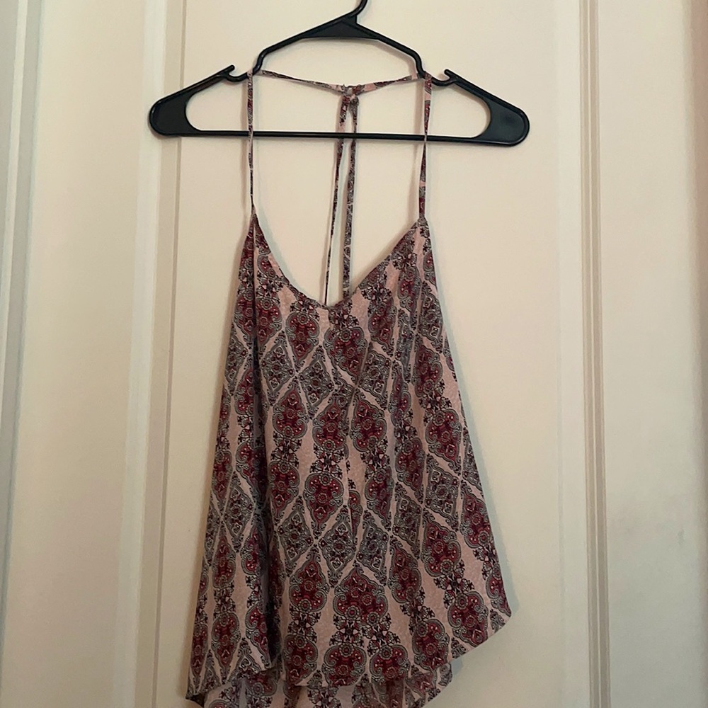 Hollister T-Back Tank Top, Pink